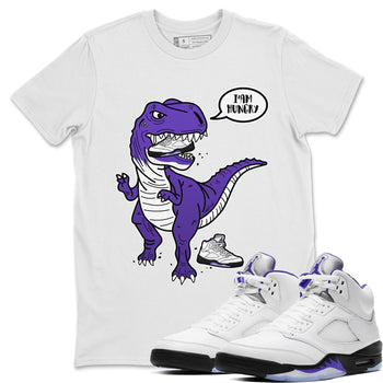 Jordan 5 Concord Sneaker Match Tees Hungry Dino Sneaker Tees Jordan 5 Concord Sneaker Release Tees Unisex Shirts
