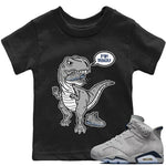 Jordan 6 Georgetown Sneaker Match Tees Hungry Dino Sneaker Tees Jordan 6 Georgetown Sneaker Release Tees Kids Shirts