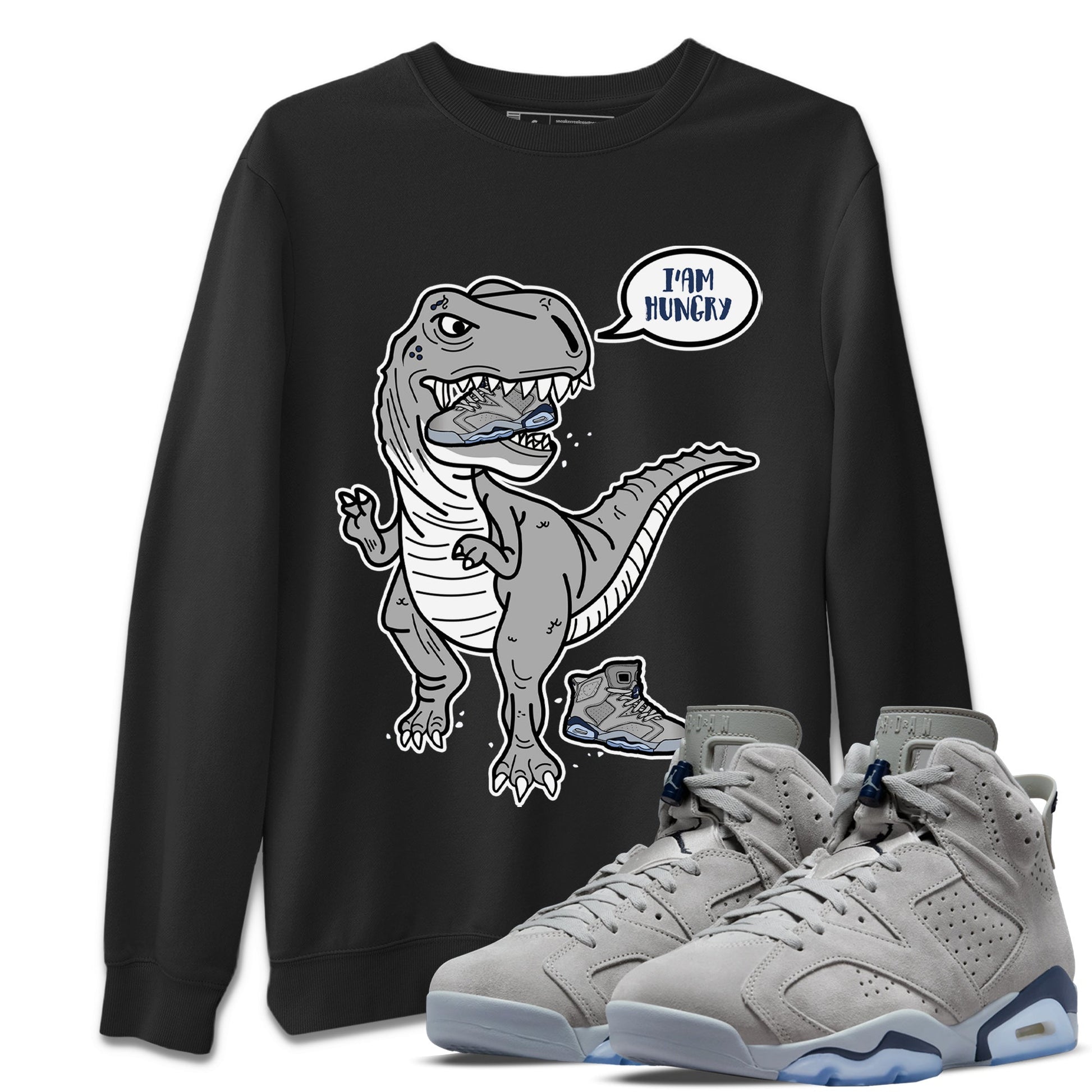 Jordan 6 Georgetown Sneaker Match Tees Hungry Dino Sneaker Tees Jordan 6 Georgetown Sneaker Release Tees Unisex Shirts