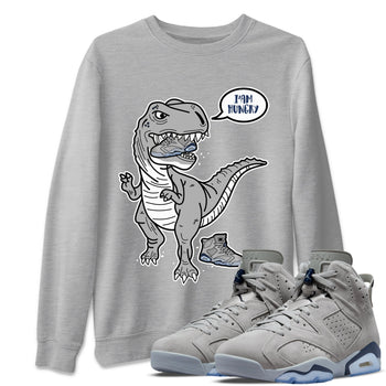 Jordan 6 Georgetown Sneaker Match Tees Hungry Dino Sneaker Tees Jordan 6 Georgetown Sneaker Release Tees Unisex Shirts
