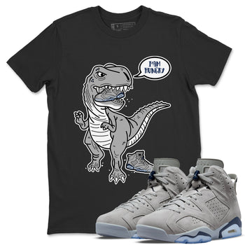 Jordan 6 Georgetown Sneaker Match Tees Hungry Dino Sneaker Tees Jordan 6 Georgetown Sneaker Release Tees Unisex Shirts