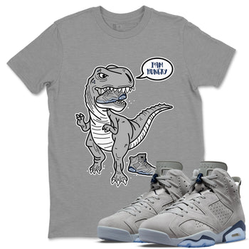 Jordan 6 Georgetown Sneaker Match Tees Hungry Dino Sneaker Tees Jordan 6 Georgetown Sneaker Release Tees Unisex Shirts