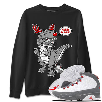 Jordan 9 Fire Red Sneaker Match Tees Hungry Dino Sneaker Tees Jordan 9 Fire Red Sneaker Release Tees Unisex Shirts