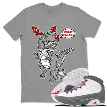 Jordan 9 Fire Red Sneaker Match Tees Hungry Dino Sneaker Tees Jordan 9 Fire Red Sneaker Release Tees Unisex Shirts