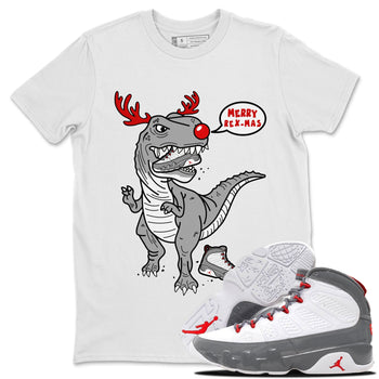 Jordan 9 Fire Red Sneaker Match Tees Hungry Dino Sneaker Tees Jordan 9 Fire Red Sneaker Release Tees Unisex Shirts