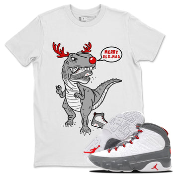 Jordan 9 Fire Red Sneaker Match Tees Hungry Dino Sneaker Tees Jordan 9 Fire Red Sneaker Release Tees Unisex Shirts