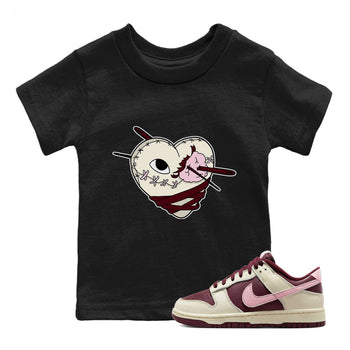Dunk Valentines Day Sneaker Match Tees Hurt Heart Sneaker Tees Nike Dunk Valentine's Day Sneaker SNRT Sneaker Tees Kids Shirts