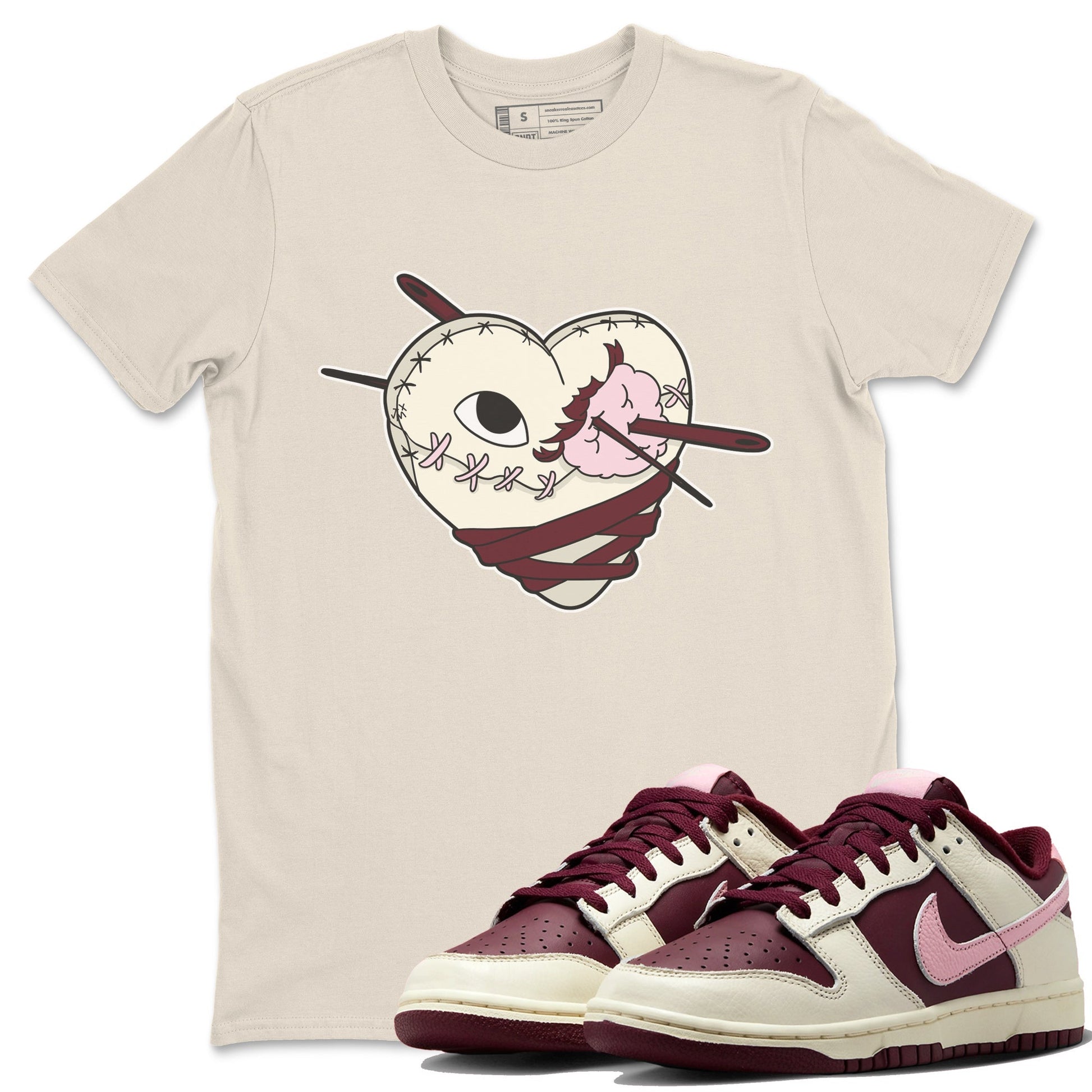 Dunk Valentines Day Sneaker Match Tees Hurt Heart Sneaker Tees Nike Dunk Valentine's Day Sneaker SNRT Sneaker Tees Unisex Shirts