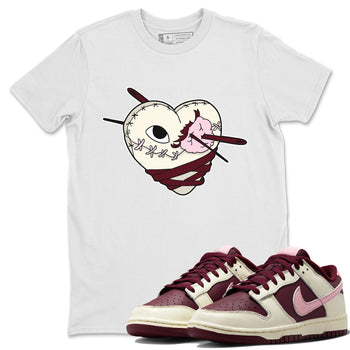 Dunk Valentines Day Sneaker Match Tees Hurt Heart Sneaker Tees Nike Dunk Valentine's Day Sneaker SNRT Sneaker Tees Unisex Shirts