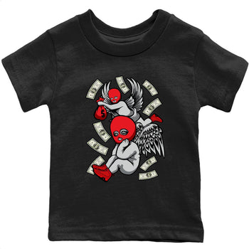Jordan 9 Chile Red Sneaker Match Tees Hustle Angels Sneaker Tees Jordan 9 Chile Red Sneaker Release Tees Kids Shirts