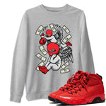 Jordan 9 Chile Red Sneaker Match Tees Hustle Angels Sneaker Tees Jordan 9 Chile Red Sneaker Release Tees Unisex Shirts