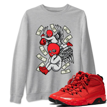 Jordan 9 Chile Red Sneaker Match Tees Hustle Angels Sneaker Tees Jordan 9 Chile Red Sneaker Release Tees Unisex Shirts