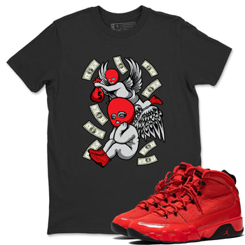 Jordan 9 Chile Red Sneaker Match Tees Hustle Angels Sneaker Tees Jordan 9 Chile Red Sneaker Release Tees Unisex Shirts