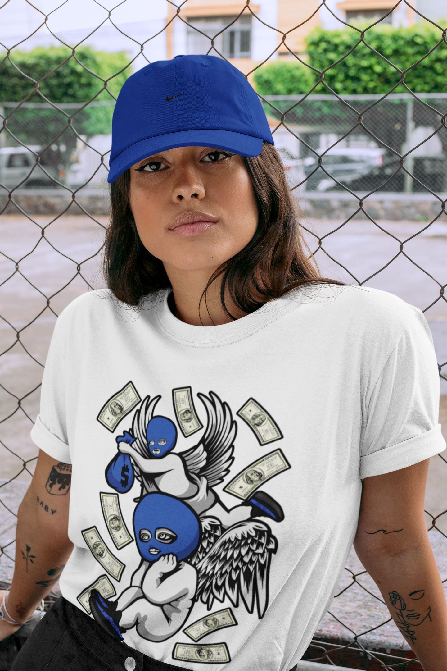 Yeezy 350 Dazzling Blue Sneaker Match Tees Hustle Angels Sneaker Tees Yeezy 350 Dazzling Blue Sneaker Release Tees Unisex Shirts