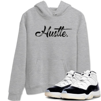 AJ11 Gratitude sneaker shirt to match jordans Hustle Chrome sneaker tees Air Jordan 11 Gratitude SNRT Sneaker Tees Crew Neck Unisex Cotton Sneaker T-Shirt Heather Grey 1 T-Shirt