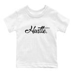 AJ11 Gratitude sneaker shirt to match jordans Hustle Chrome sneaker tees Air Jordan 11 Gratitude SNRT Sneaker Release Tees Baby Toddler White 2 T-Shirt
