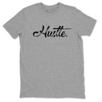 AJ11 Gratitude sneaker shirt to match jordans Hustle Chrome sneaker tees Air Jordan 11 Gratitude SNRT Sneaker Tees Crew Neck Unisex Cotton Sneaker T-Shirt Heather Grey 2 T-Shirt