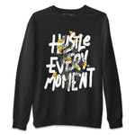 Air Jordan 11 Yellow Python Sneaker Match Tees Hustle Every Moment Sneaker Tees Air Jordan 11 Yellow Python Tees Unisex Shirts Black 2