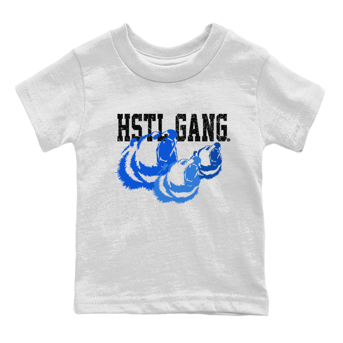 1s Royal Reimagined shirt to match jordans Hustle Gang sneaker tees Air Jordan 1 Royal Reimagined SNRT Sneaker Release Tees Baby Toddler White 2 T-Shirt