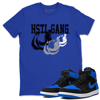 1s Royal Reimagined shirt to match jordans Hustle Gang sneaker tees Air Jordan 1 Royal Reimagined SNRT Sneaker Release Tees Unisex Royal Blue 1 T-Shirt