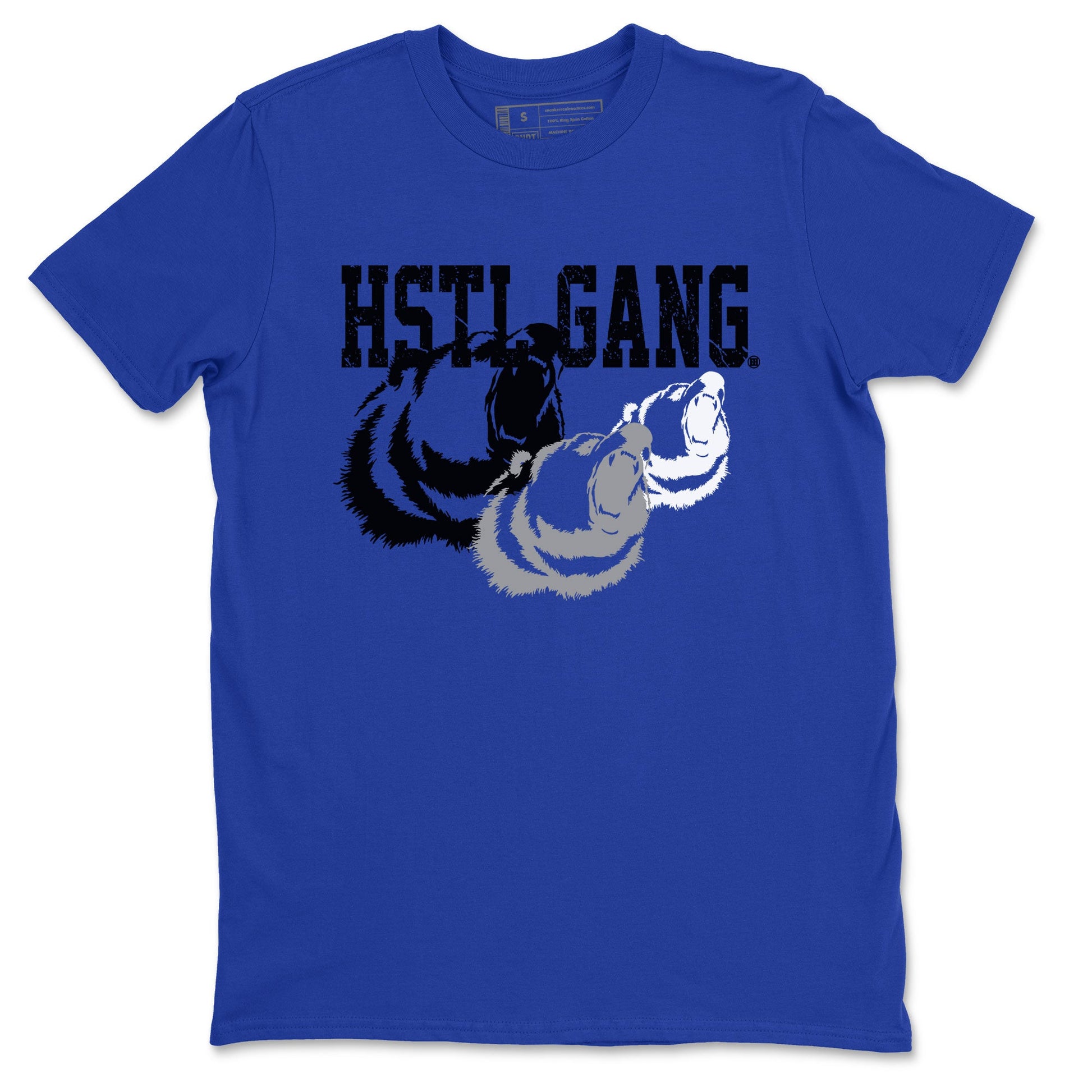 1s Royal Reimagined shirt to match jordans Hustle Gang sneaker tees Air Jordan 1 Royal Reimagined SNRT Sneaker Release Tees Unisex Royal Blue 2 T-Shirt