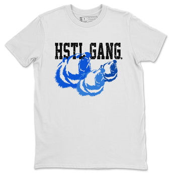 1s Royal Reimagined shirt to match jordans Hustle Gang sneaker tees Air Jordan 1 Royal Reimagined SNRT Sneaker Release Tees Unisex White 2 T-Shirt