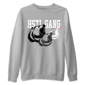 Air Jordan 13 Black Flint Sneaker Match Tees Hustle Gang Sneaker Tees AJ13 Black Flint Sneaker Release Tees Unisex Shirts Heather Grey 2