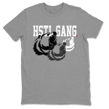 Air Jordan 13 Black Flint Sneaker Match Tees Hustle Gang Sneaker Tees AJ13 Black Flint Sneaker Release Tees Unisex Shirts Heather Grey 2