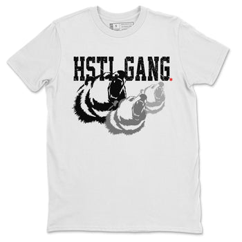 Air Jordan 13 Black Flint Sneaker Match Tees Hustle Gang Sneaker Tees AJ13 Black Flint Sneaker Release Tees Unisex Shirts White 2