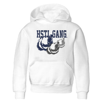 Midnight Navy 5s shirt to match jordans Hustle Gang sneaker tees Air Jordan 5 Retro Midnight Navy SNRT Sneaker Release Tees Baby Toddler White 2 T-Shirt