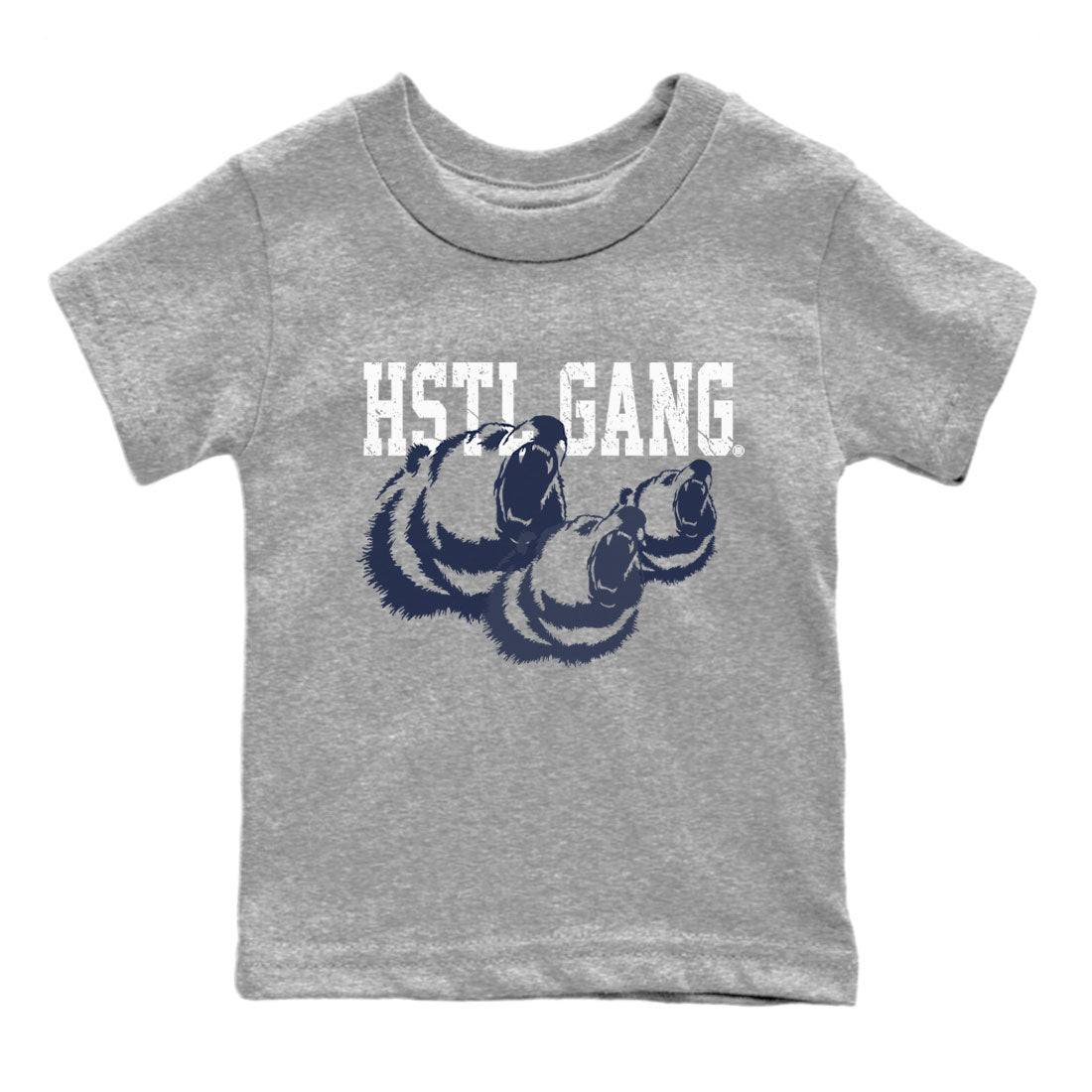 Midnight Navy 5s shirt to match jordans Hustle Gang sneaker tees Air Jordan 5 Retro Midnight Navy SNRT Sneaker Release Tees Baby Toddler Heather Grey 2 T-Shirt