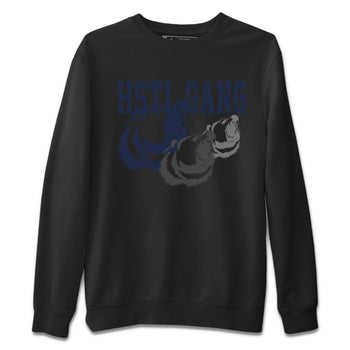Midnight Navy 5s shirt to match jordans Hustle Gang sneaker tees Air Jordan 5 Retro Midnight Navy SNRT Sneaker Release Tees Unisex Black 1 T-Shirt