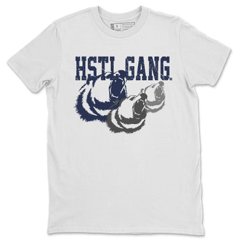 Midnight Navy 5s shirt to match jordans Hustle Gang sneaker tees Air Jordan 5 Retro Midnight Navy SNRT Sneaker Release Tees Unisex White 2 T-Shirt
