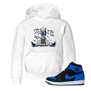 Jordan 1 Retro High OG Royal Reimagined shirt to match jordans Hustle Goat sneaker tees Air Jordan 1 Royal Reimagined SNRT Sneaker Tees Baby Toddler Sneaker Matching Shirt White 1 T-Shirt