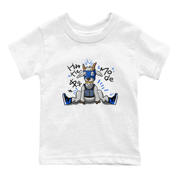 Jordan 1 Retro High OG Royal Reimagined shirt to match jordans Hustle Goat sneaker tees Air Jordan 1 Royal Reimagined SNRT Sneaker Tees Baby Toddler Sneaker Matching Shirt White 2 T-Shirt