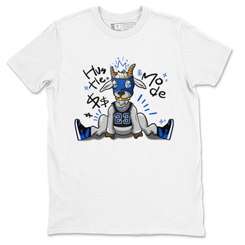 Jordan 1 Retro High OG Royal Reimagined shirt to match jordans Hustle Goat sneaker tees Air Jordan 1 Royal Reimagined SNRT Sneaker Tees Unisex Sneaker Matching Clothes White 2 T-Shirt