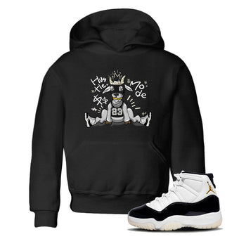Air Jordan 11 Retro Gratitude shirt to match jordans Hustle Goat sneaker match tees Air Jordan 11 Gratitude SNRT Sneaker Release Tees Baby Toddler Black 1 T-Shirt