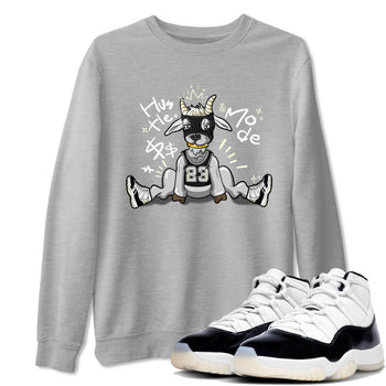 Air Jordan 11 Retro Gratitude shirt to match jordans Hustle Goat sneaker match tees Air Jordan 11 Gratitude SNRT Sneaker Release Tees Unisex Heather Grey 1 T-Shirt