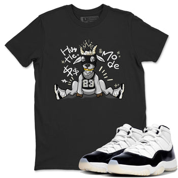 Air Jordan 11 Retro Gratitude shirt to match jordans Hustle Goat sneaker match tees Air Jordan 11 Gratitude SNRT Sneaker Release Tees Unisex Black 1 T-Shirt