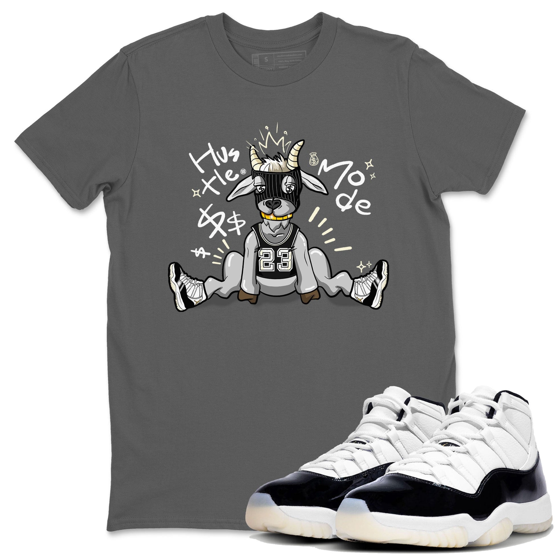 Air Jordan 11 Retro Gratitude shirt to match jordans Hustle Goat sneaker match tees Air Jordan 11 Gratitude SNRT Sneaker Release Tees Unisex Cool Grey 1 T-Shirt