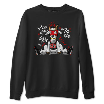 AJ4 Bred Reimagined shirt to match jordans Hustle Goat sneaker tees streetwear brand Air Jordan 4 Bred Reimagined SNRT Sneaker Release Tees unisex cotton Black 2 crew neck shirt