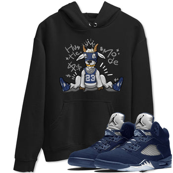 Jordan 5 Retro Midnight Navy shirt to match jordans Navy Hustle Goat sneaker tees Air Jordan 5 Georgetown 5s Navy SNRT Sneaker Tees Unisex Navy 5s Sneaker Matching Clothes Black 1 T-Shirt