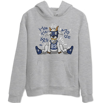 Jordan 5 Retro Midnight Navy shirt to match jordans Navy Hustle Goat sneaker tees Air Jordan 5 Georgetown 5s Navy SNRT Sneaker Tees Unisex Navy 5s Sneaker Matching Clothes Heather Grey 2 T-Shirt