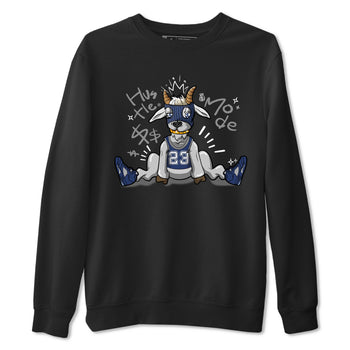 Jordan 5 Retro Midnight Navy shirt to match jordans Navy Hustle Goat sneaker tees Air Jordan 5 Georgetown 5s Navy SNRT Sneaker Tees Unisex Navy 5s Sneaker Matching Clothes Black 2 T-Shirt