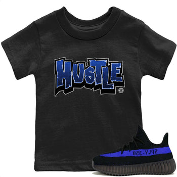 Yeezy 350 Dazzling Blue Sneaker Match Tees Hustle Graffiti Sneaker Tees Yeezy 350 Dazzling Blue Sneaker Release Tees Kids Shirts