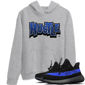Yeezy 350 Dazzling Blue Sneaker Match Tees Hustle Graffiti Sneaker Tees Yeezy 350 Dazzling Blue Sneaker Release Tees Unisex Shirts