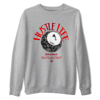 Air Jordan 1 Satin Bred shirt to match jordans Hustle Life sneaker tees AJ1 Satin Bred SNRT Sneaker Release Tees Unisex Heather Grey 2 T-Shirt
