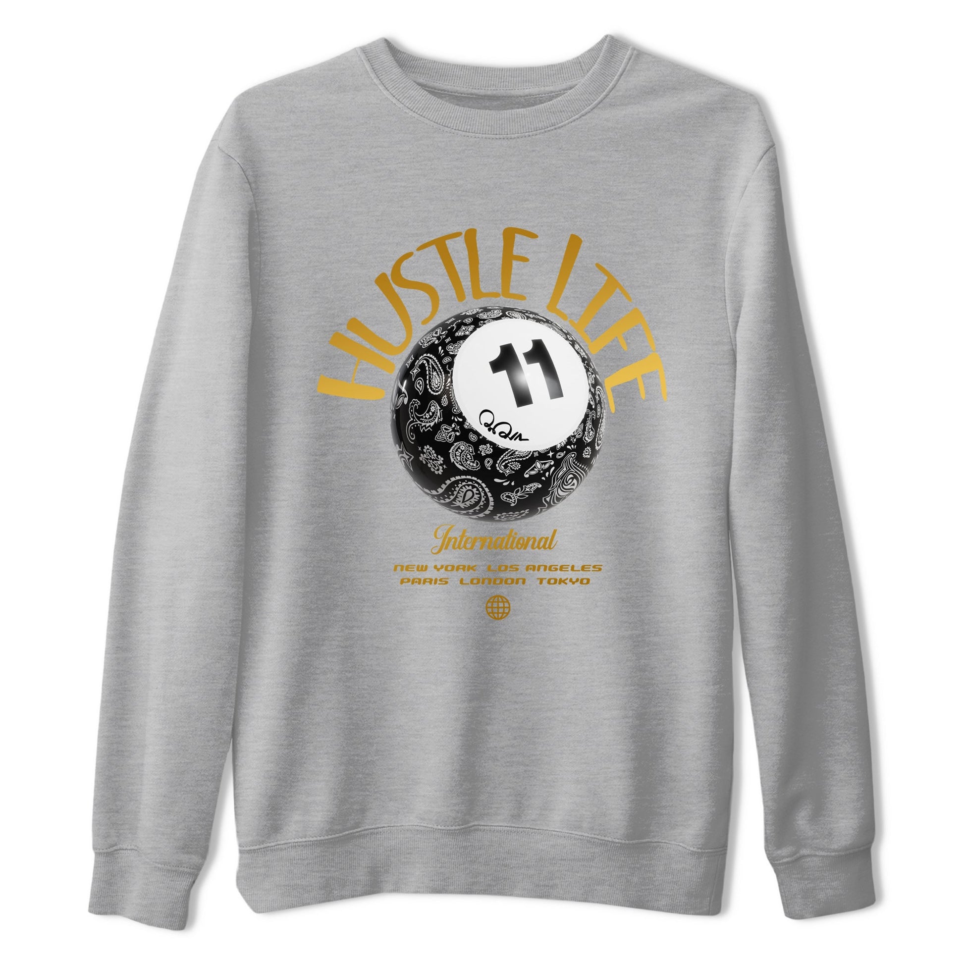 Air Jordan 11 Gratitude shirt to match jordans Hustle Life sneaker tees AJ11 Gratitude SNRT Sneaker Release Tees Unisex Heather Grey 2 T-Shirt