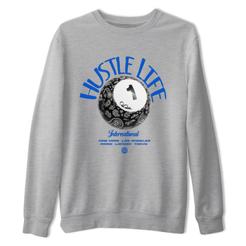 Air Jordan 1Royal Reimagined shirt to match jordans Hustle Life sneaker tees AJ1Royal Reimagined SNRT Sneaker Release Tees Unisex Heather Grey 2 T-Shirt