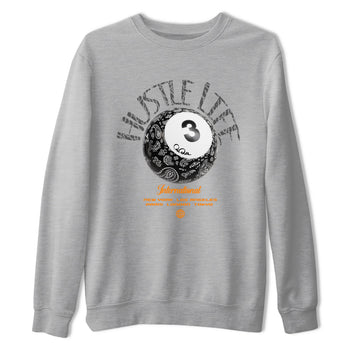 Air Jordan 3 Fear shirt to match jordans Hustle Life sneaker tees AJ3 Fear SNRT Sneaker Release Tees Unisex Heather Grey 2 T-Shirt